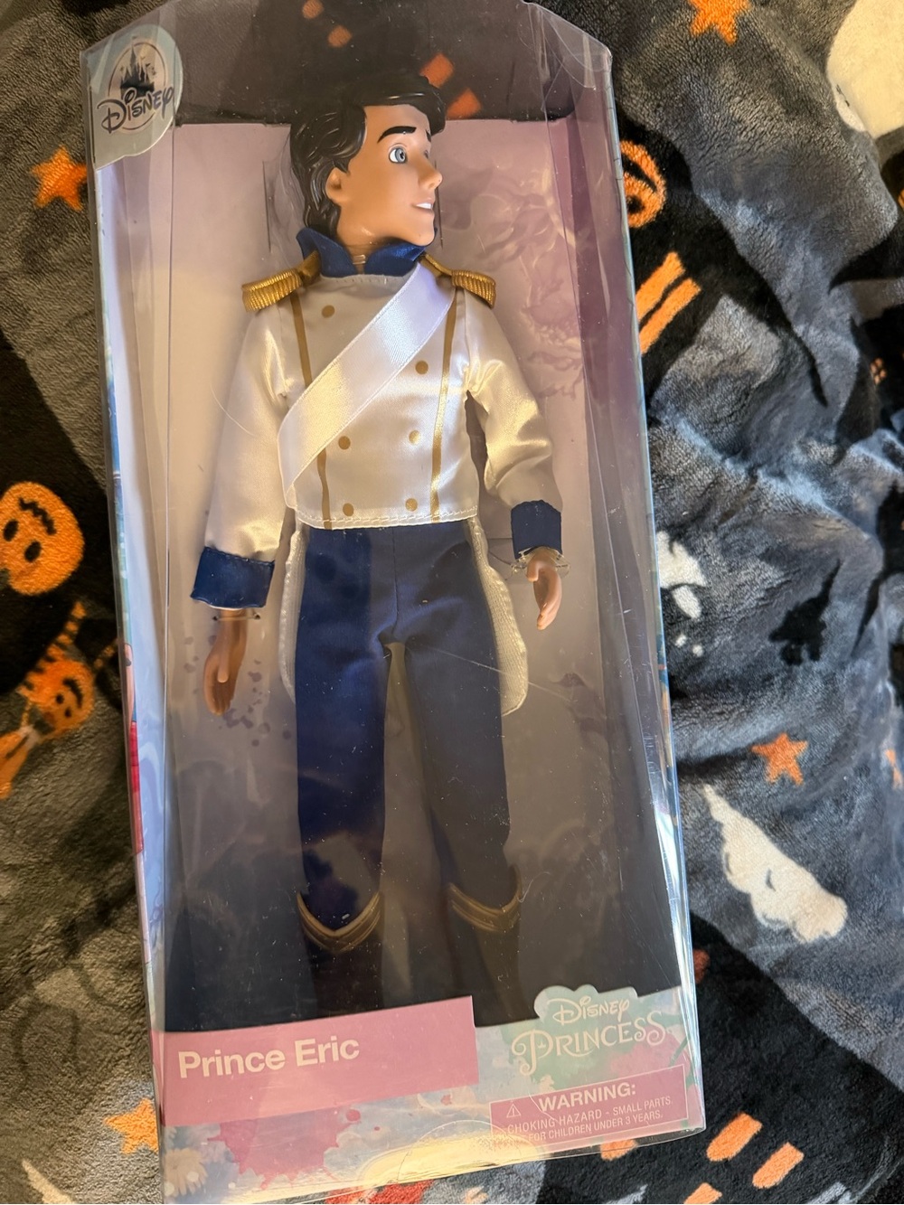 Disney Prince Eric Doll - White & Navy with Gold Accents